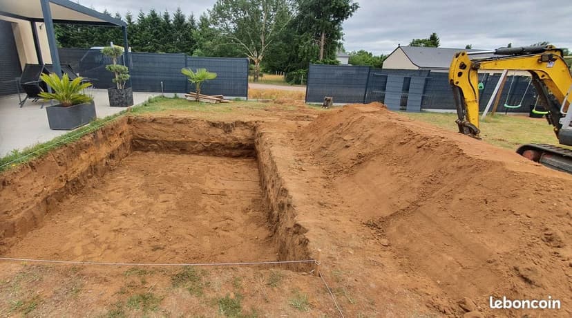 Terrassement piscine